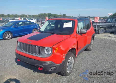 2015 Jeep Renegade Trailhawk from USA, damaged, VIN ZACCJBCT0FPB53868